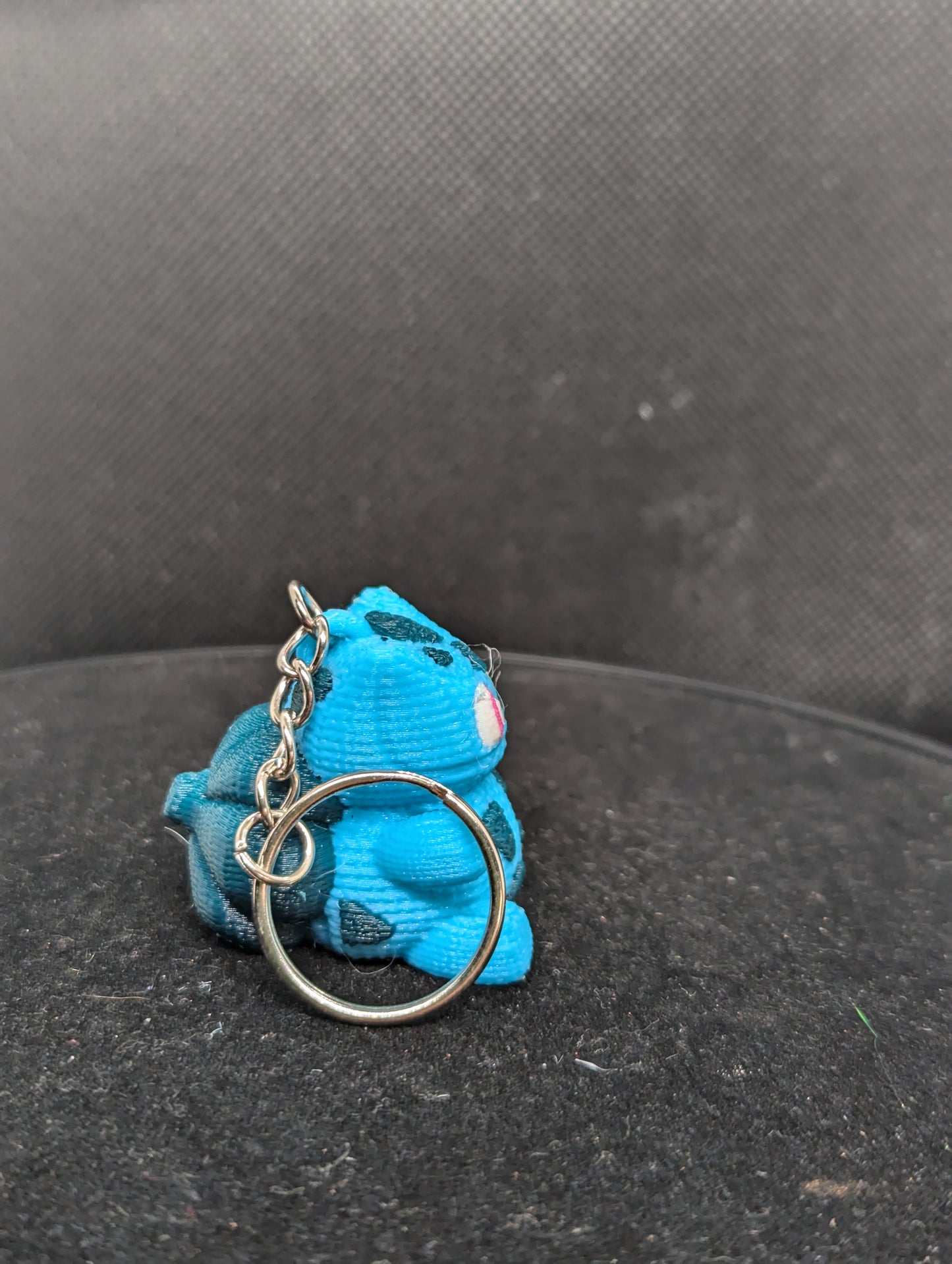 Cute Crochet-Style Bulbasaur-Inspired Charm\Keychain