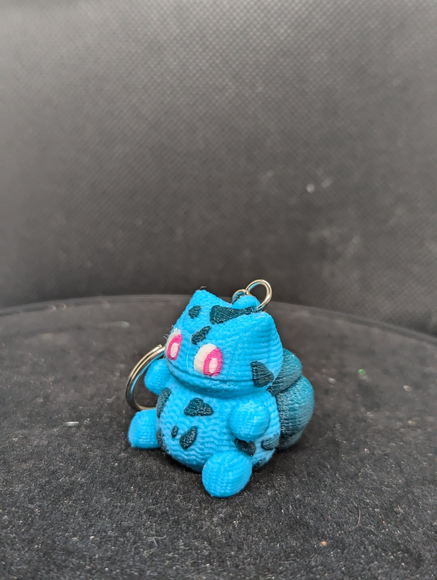 Cute Crochet-Style Bulbasaur-Inspired Charm\Keychain