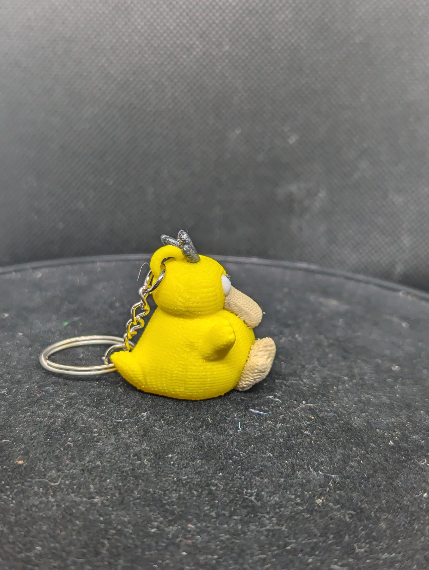 Crochet-Style Psyduck-Inspired Charm