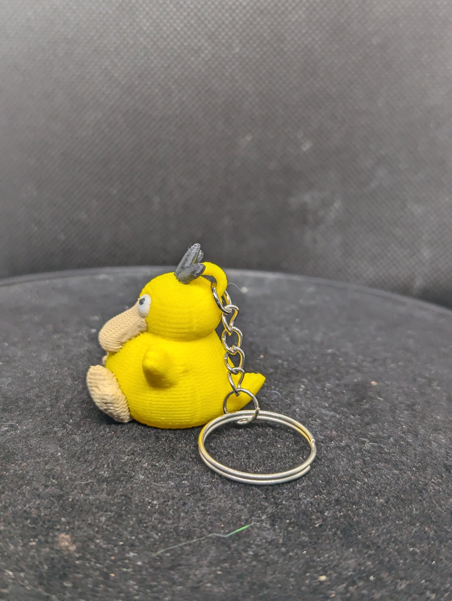 Crochet-Style Psyduck-Inspired Charm