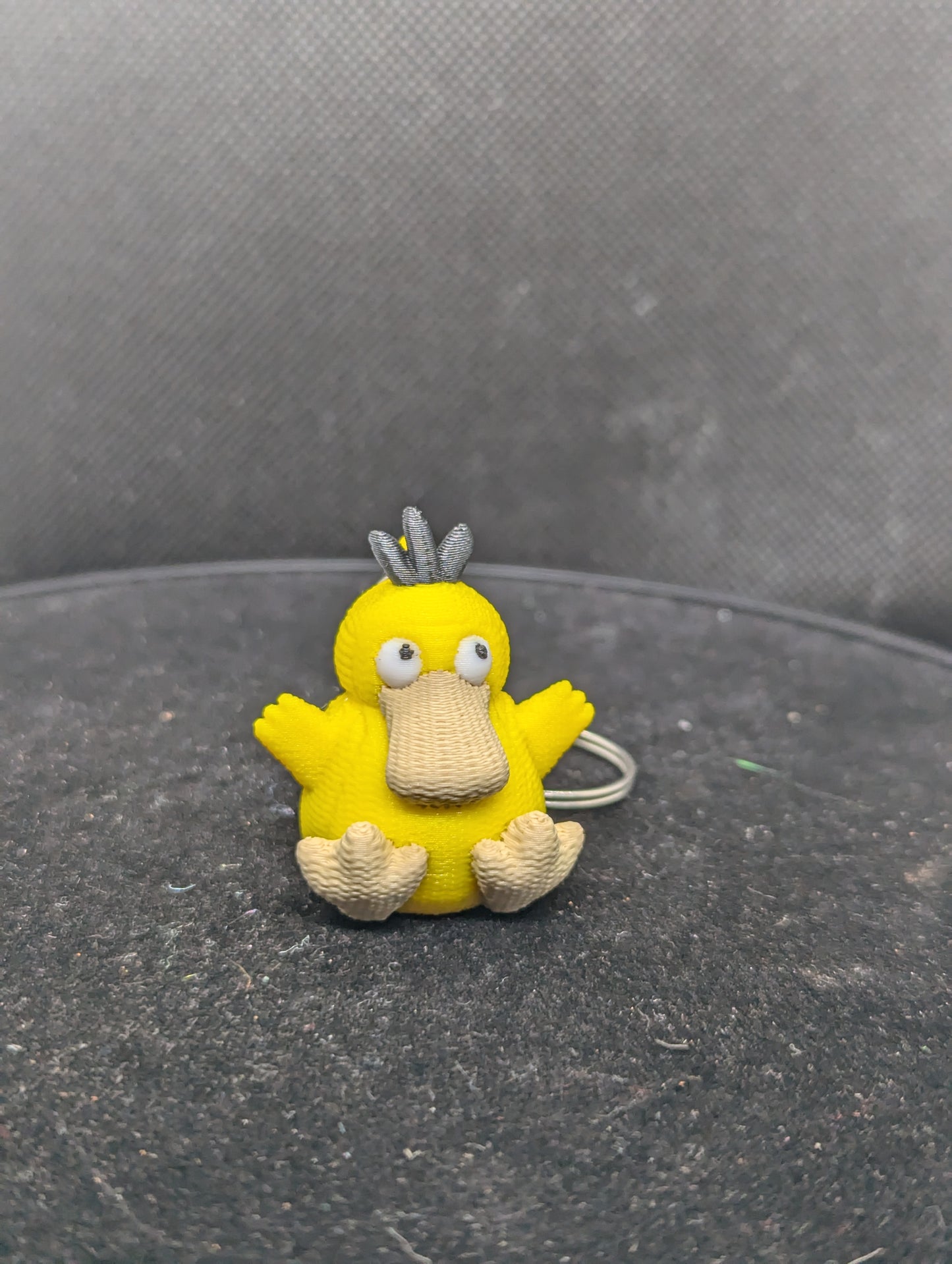 Crochet-Style Psyduck-Inspired Charm