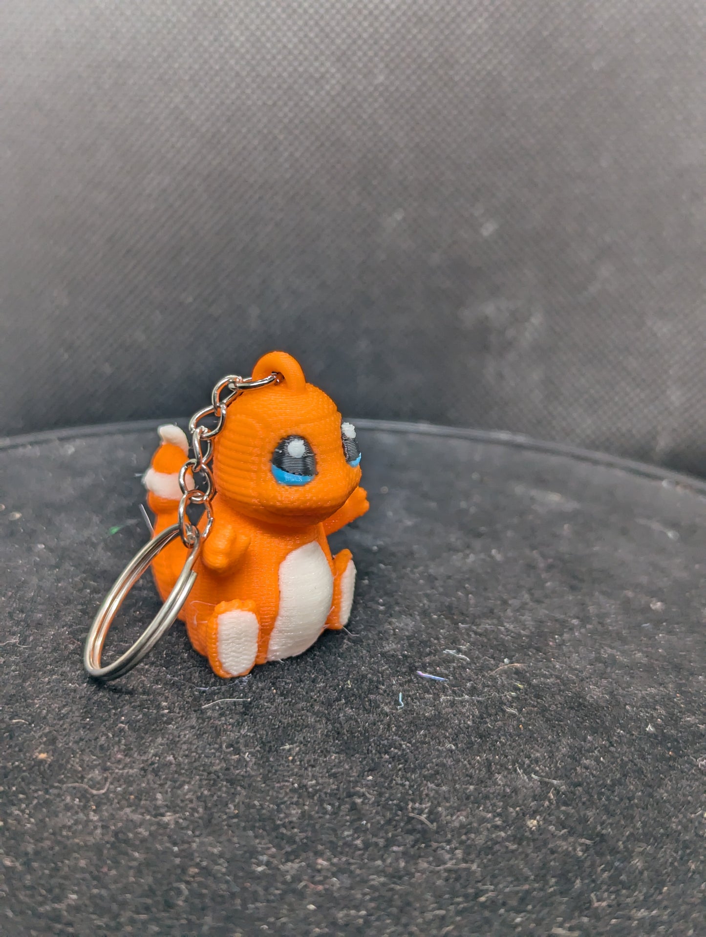 Crochet-Style Charmander-Inspired Charm