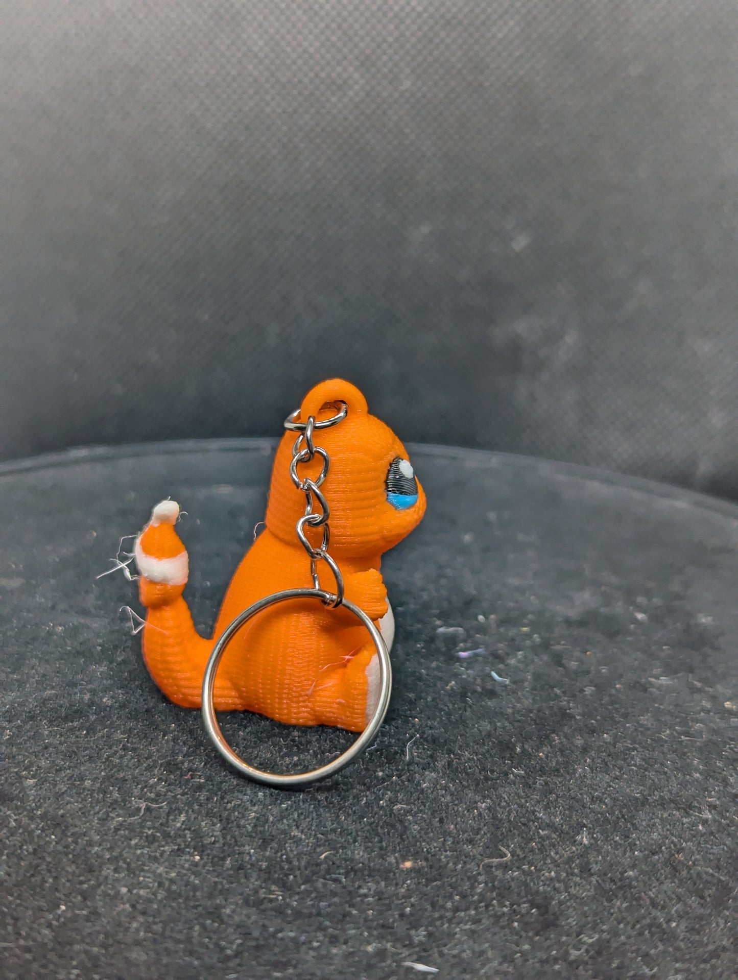 Crochet-Style Charmander-Inspired Charm