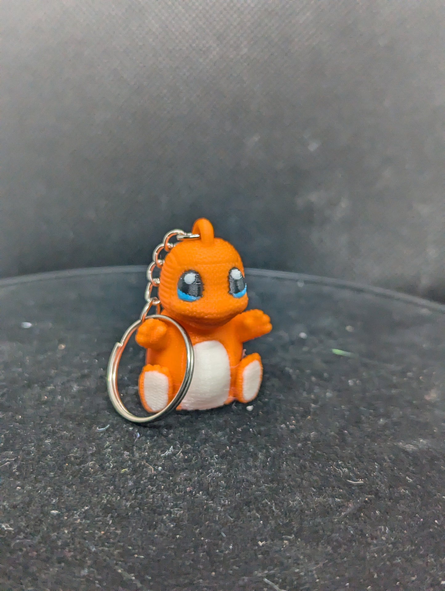 Crochet-Style Charmander-Inspired Charm