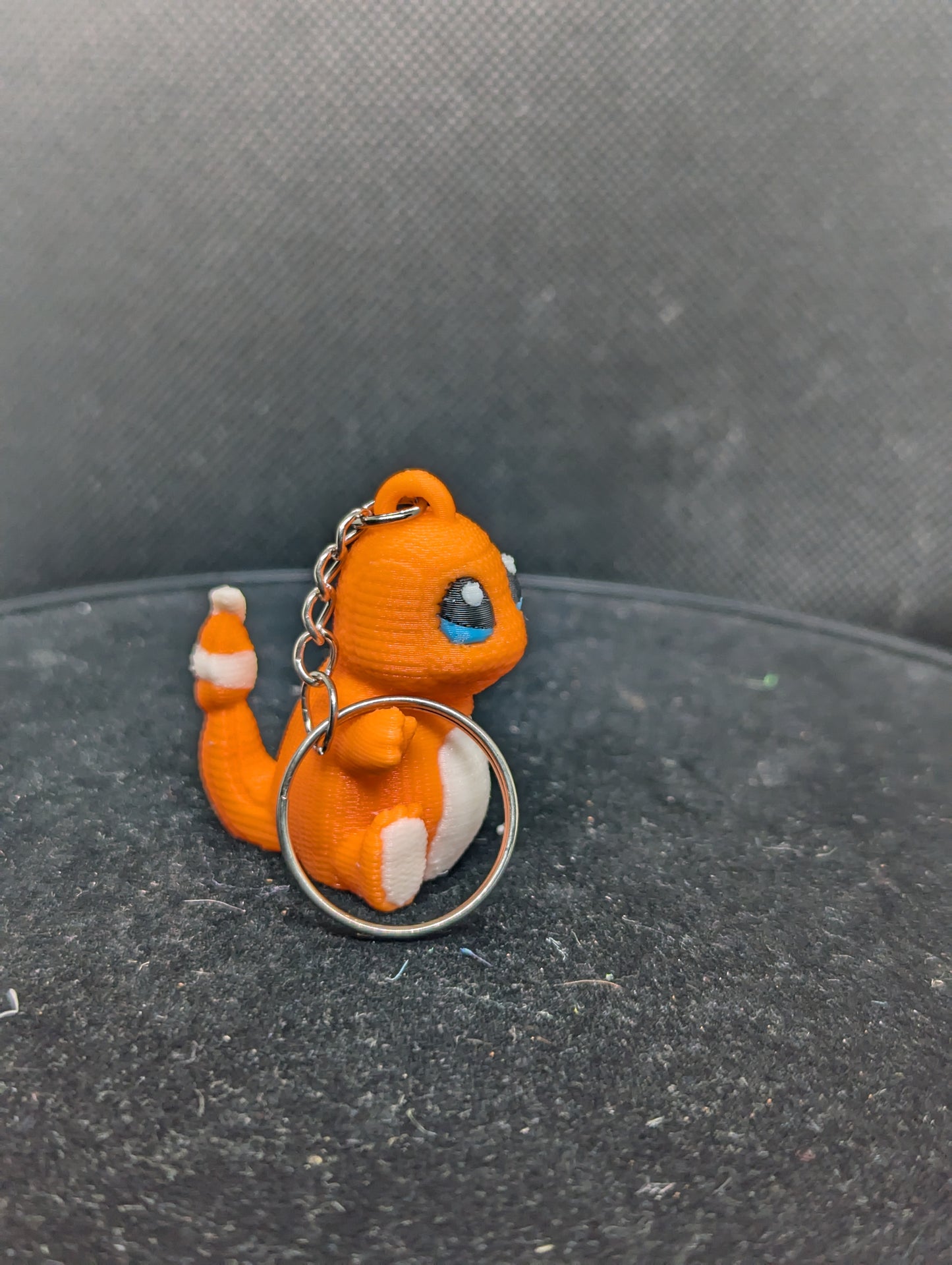 Crochet-Style Charmander-Inspired Charm