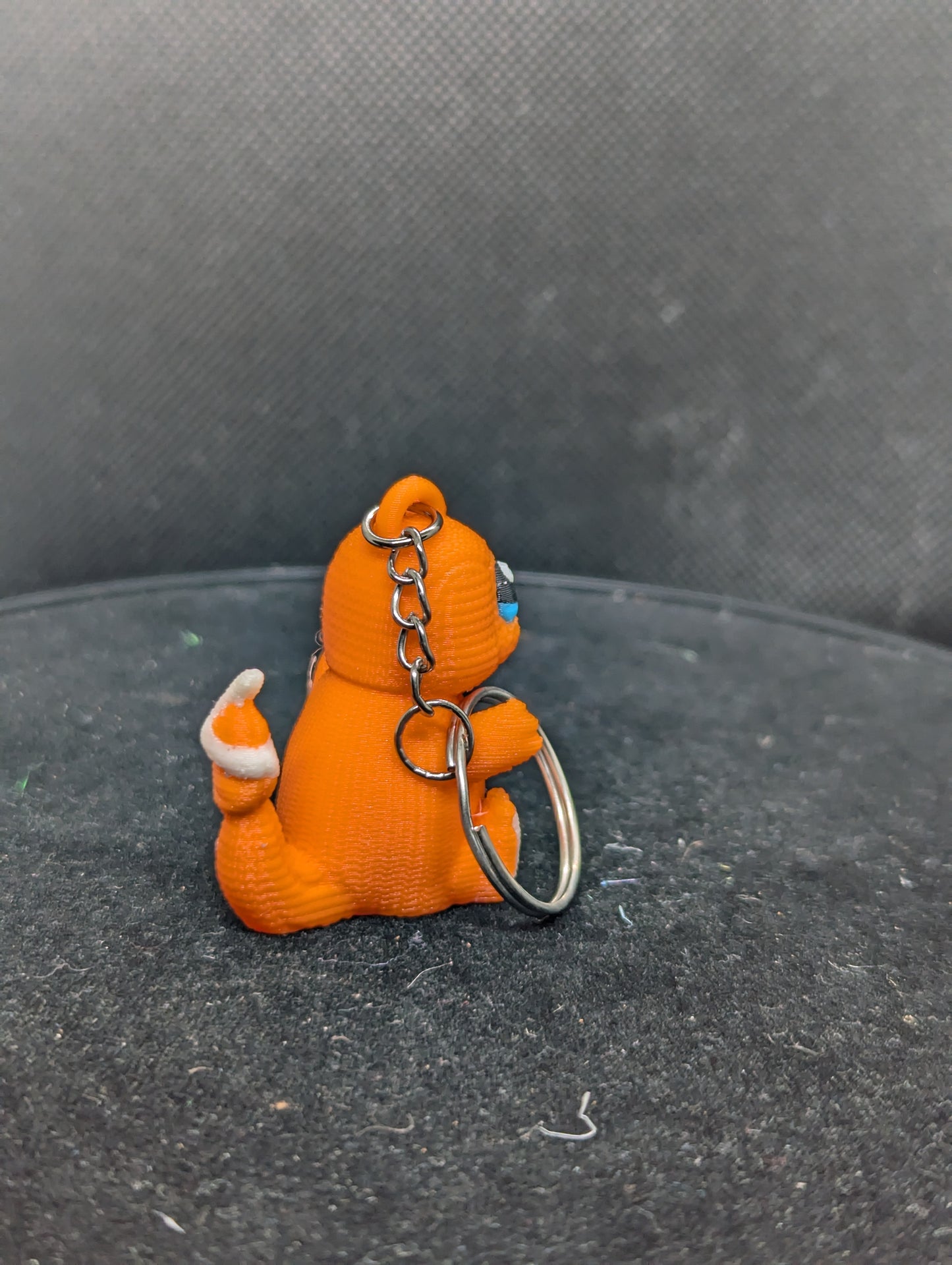 Crochet-Style Charmander-Inspired Charm