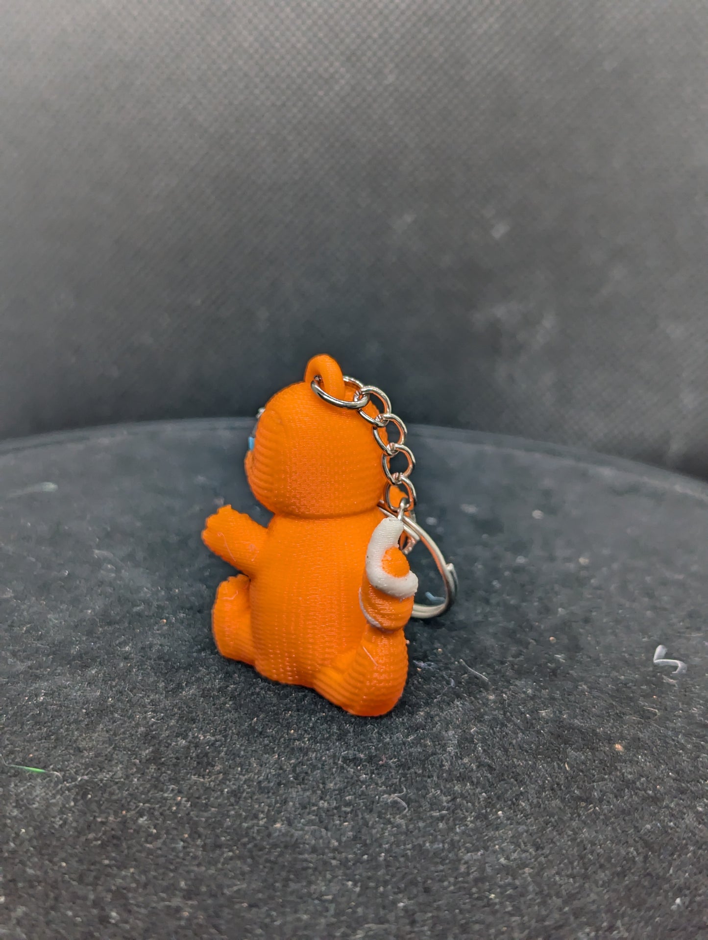 Crochet-Style Charmander-Inspired Charm