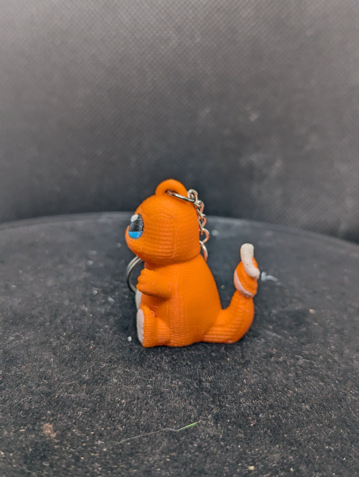 Crochet-Style Charmander-Inspired Charm