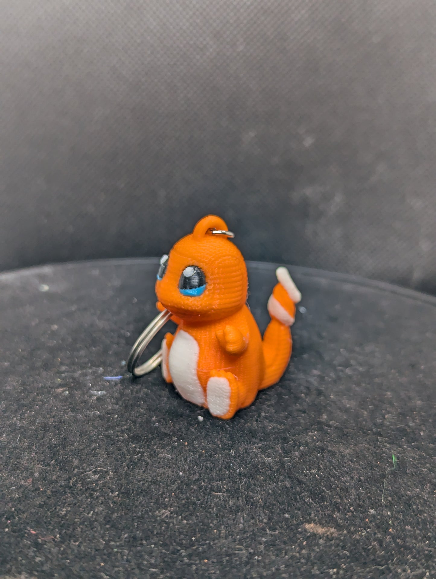 Crochet-Style Charmander-Inspired Charm