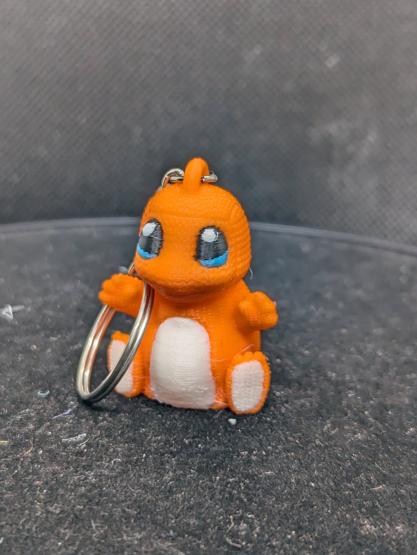 Crochet-Style Charmander-Inspired Charm