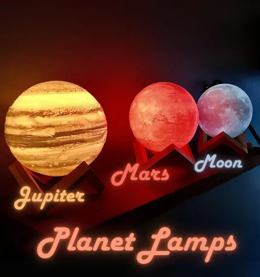 Planetary Lithophane Lamps