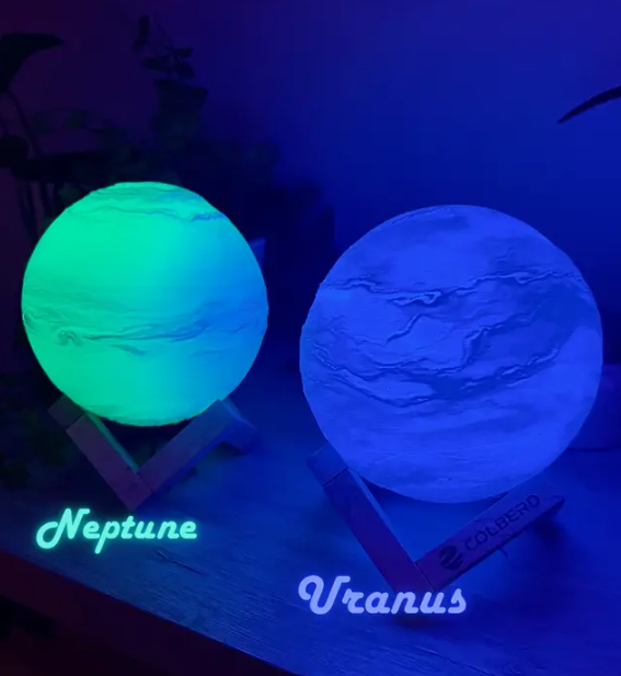 Planetary Lithophane Lamps