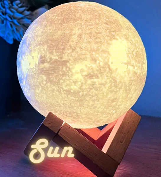 Planetary Lithophane Lamps