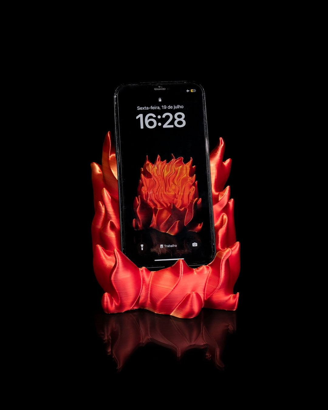 Blazing Glory Phone Holder – Set Your Space Ablaze!