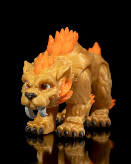 Articulated Sabre Tooth Tiger