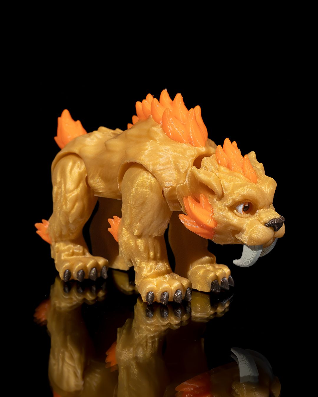 Articulated Sabre Tooth Tiger