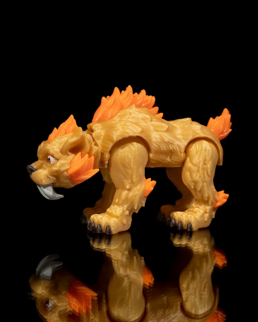 Articulated Sabre Tooth Tiger