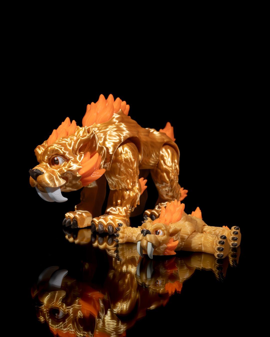 Articulated Sabre Tooth Tiger