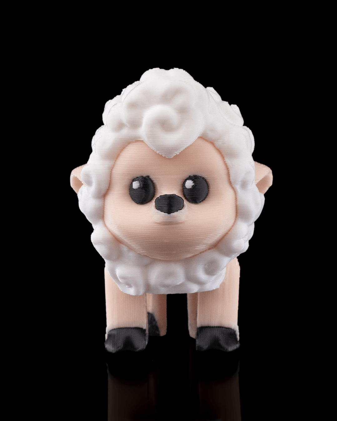 Shane the Articulated Sheep Keychain