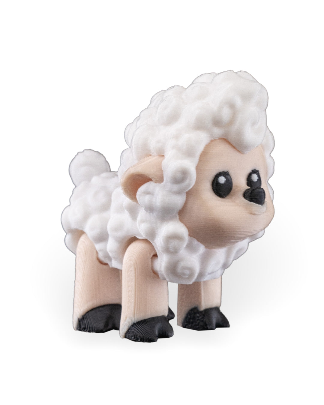 Shane the Articulated Sheep Keychain