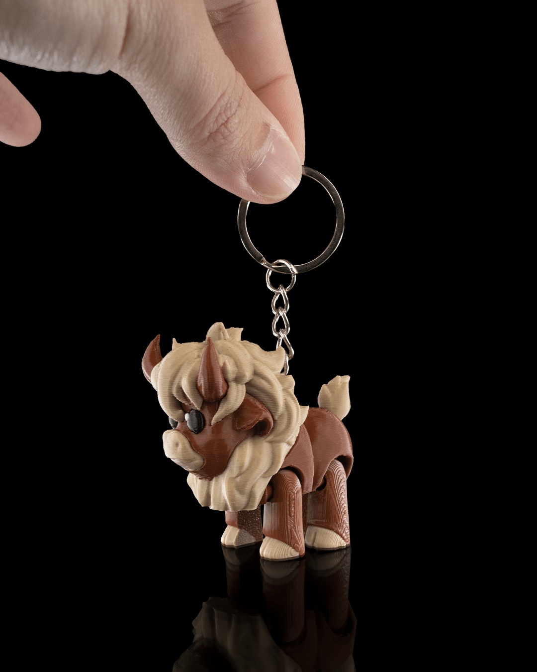 Tison the articulated Bison Keychain/Charm