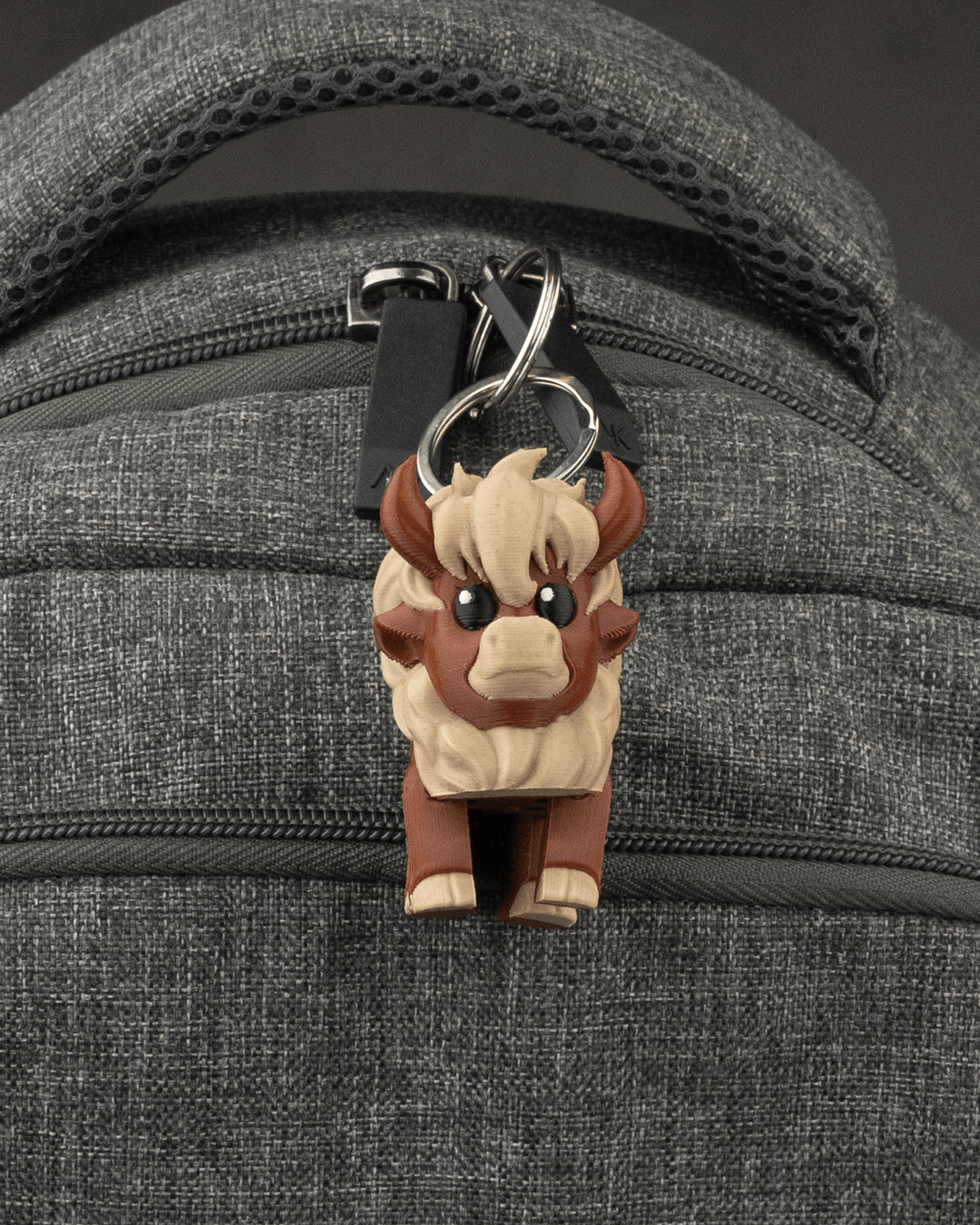 Tison the articulated Bison Keychain/Charm