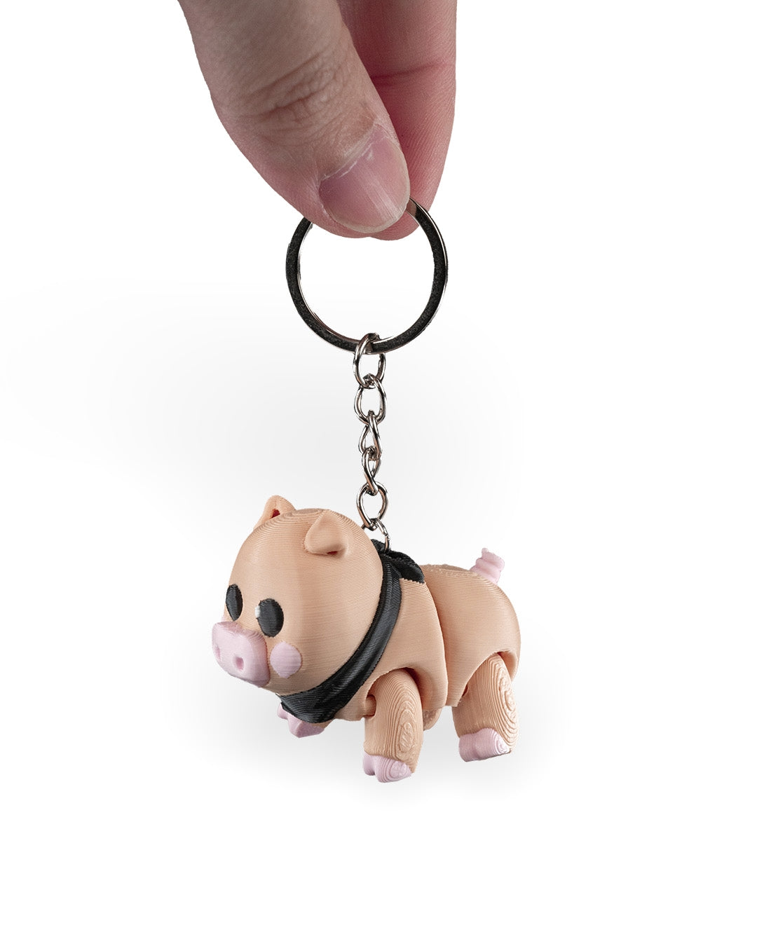 Willow the articulated Pig Keychain/Charm