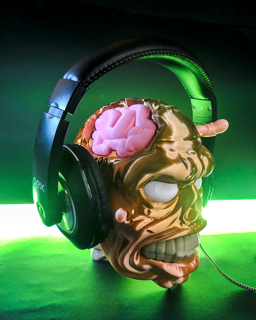 Zombie Head Headphone Holder