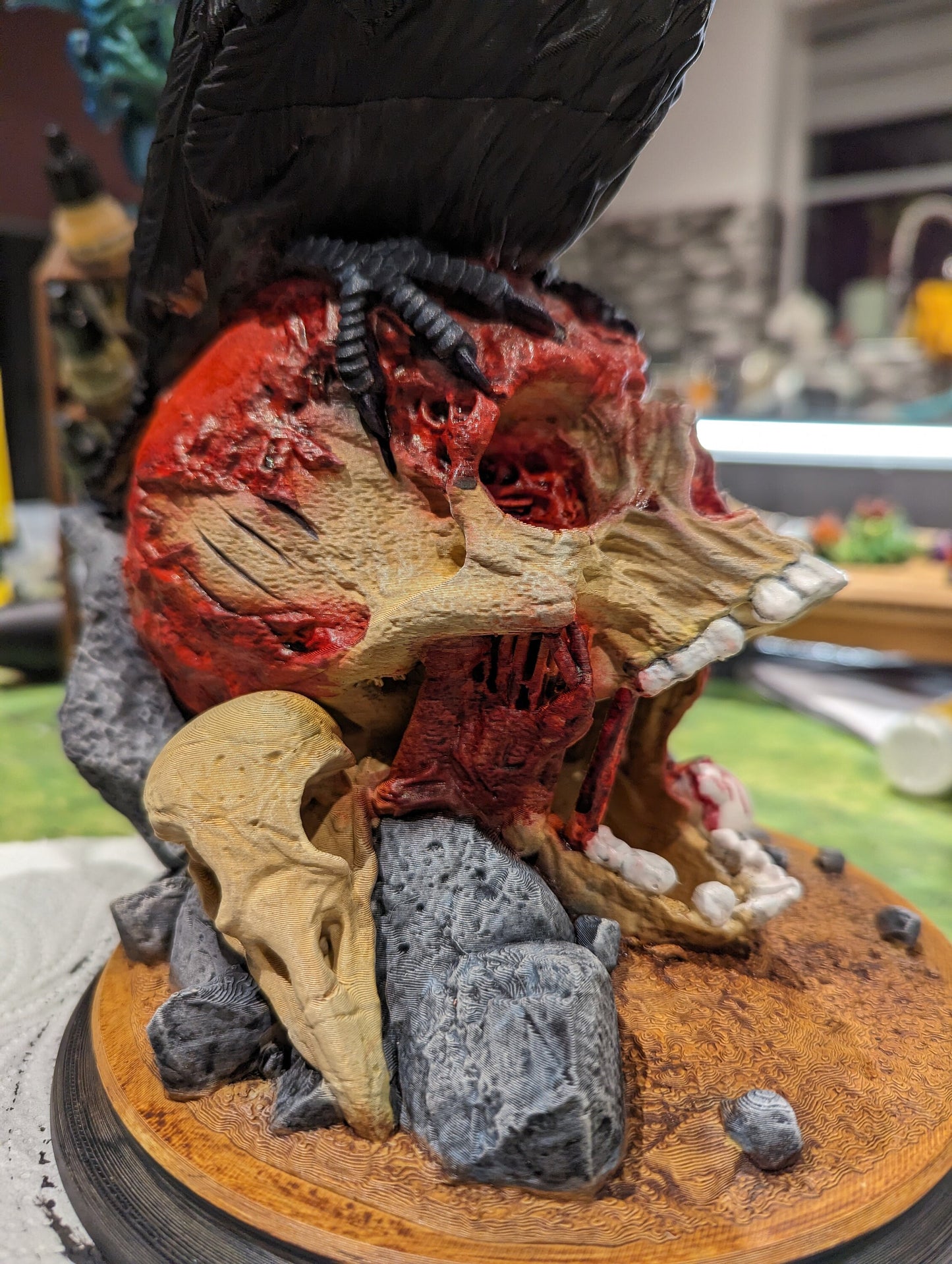 Hand Painted - Raven's Feast Dice Tower