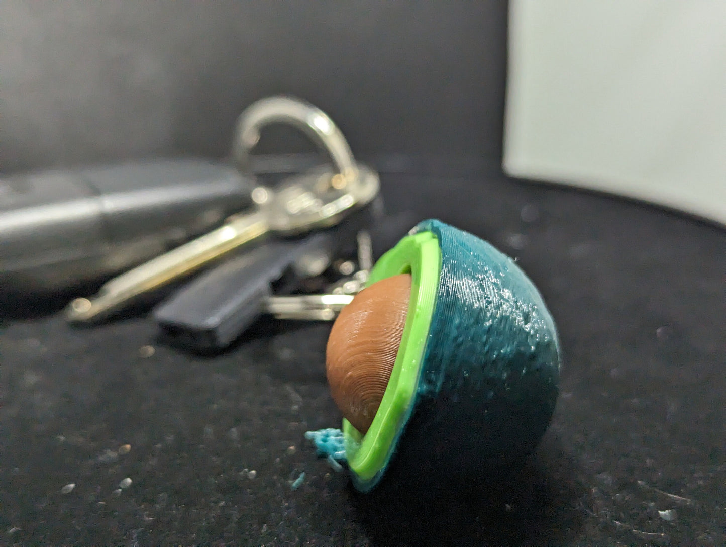 Avocado Fidget Keychain