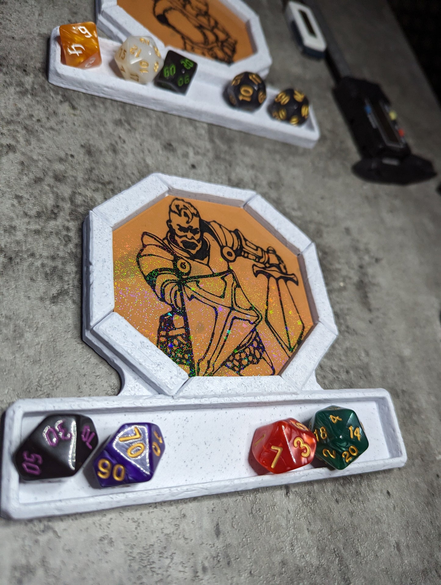 D&D themed Dice Tray/Coasters