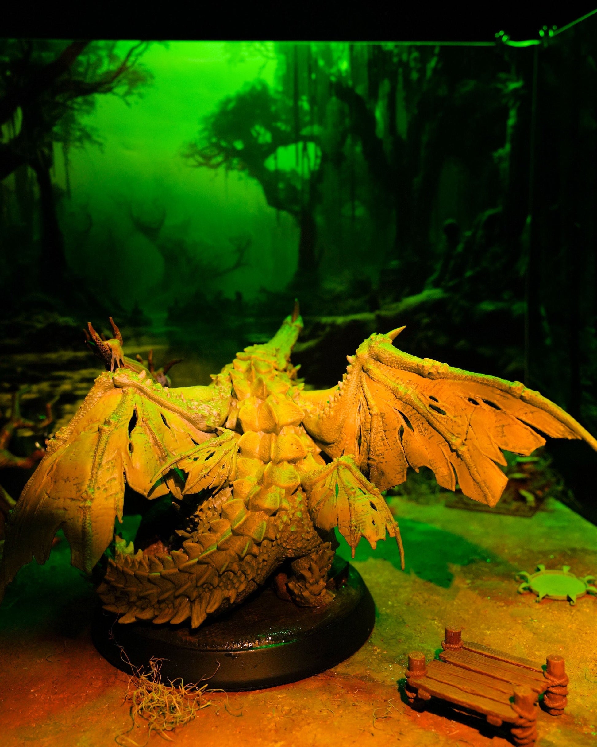 The Marsh Dragon | UNPAINTED | Tabletop Scale | TTRPG D&D Miniature | DnD