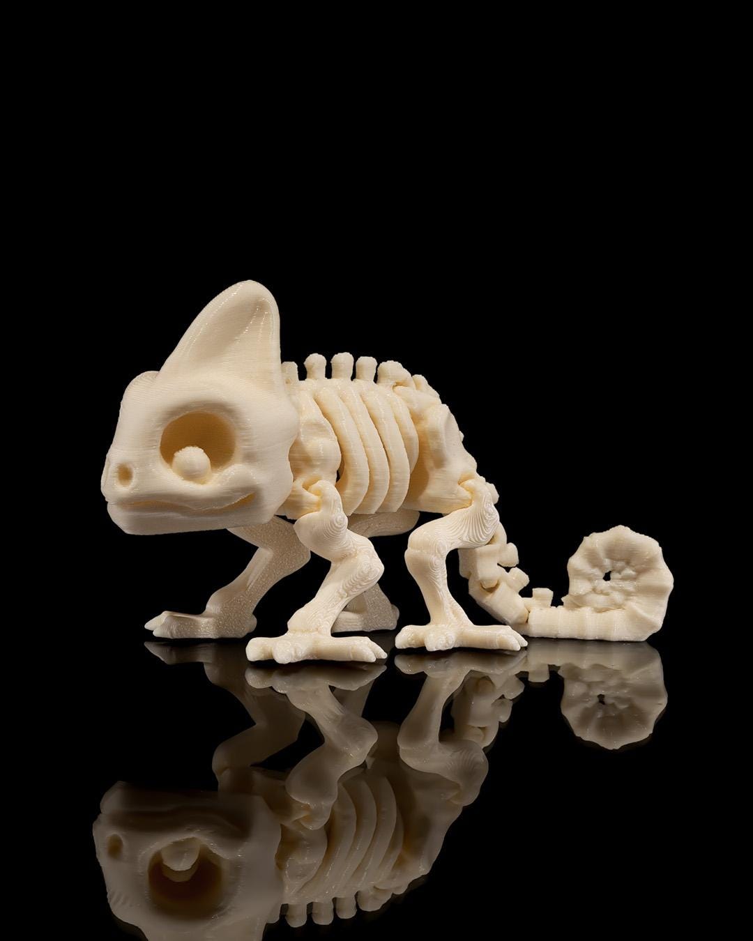 Skeleton Chameleon - Articulated Toy