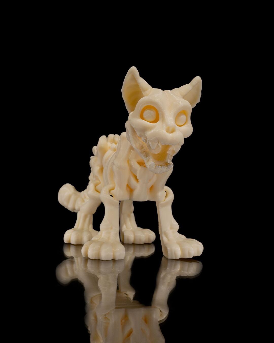 Skeleton Cat- Articulated Toy