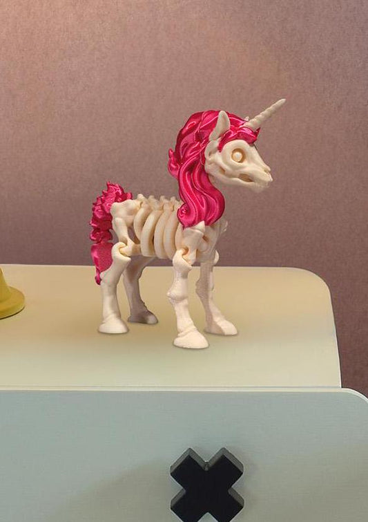 Skeleton Unicorn- Articulated Toy