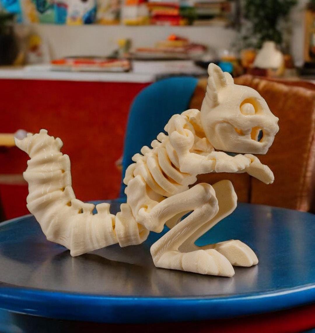 Skeleton Squirrel - Articulated Toy