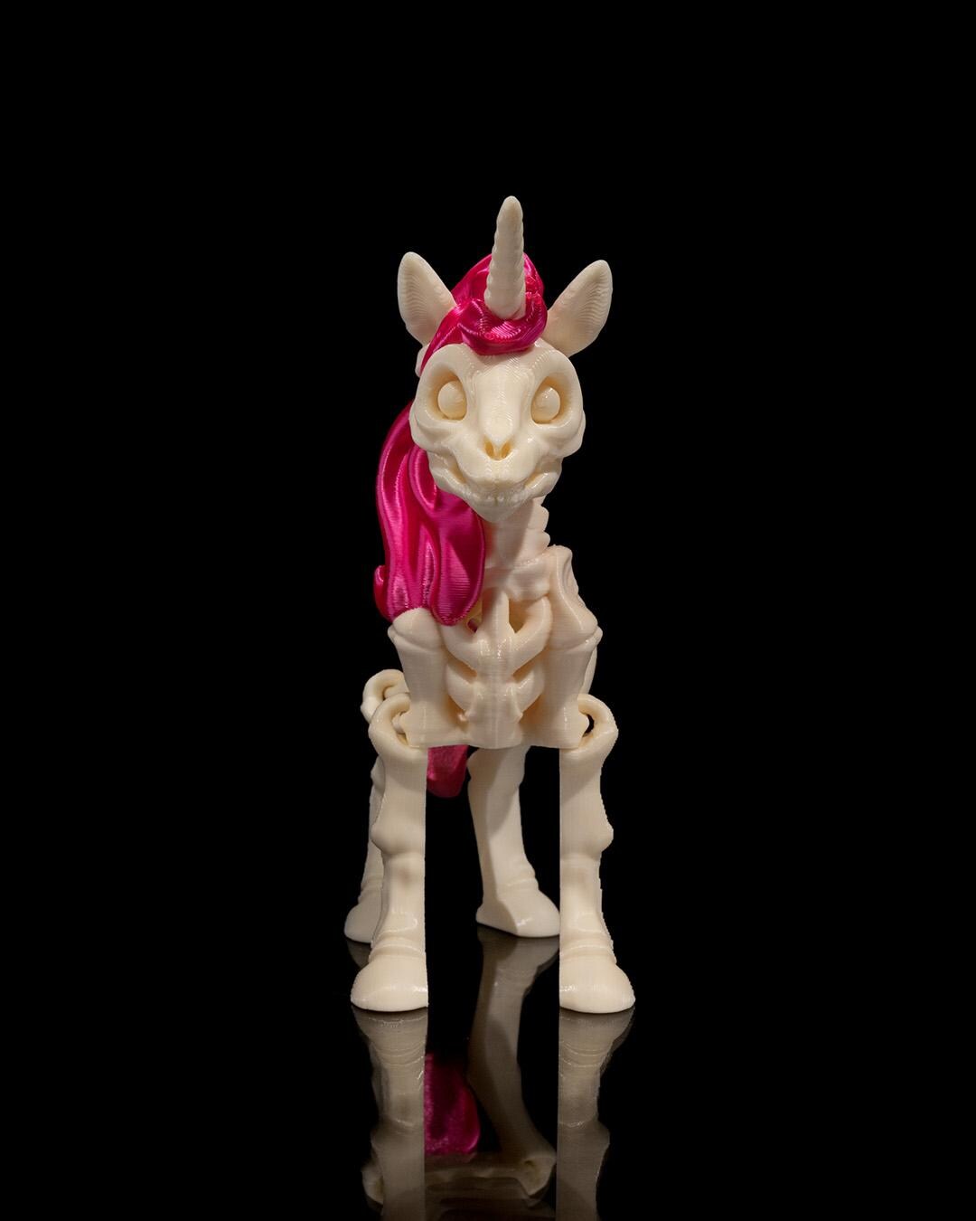 Skeleton Unicorn- Articulated Toy