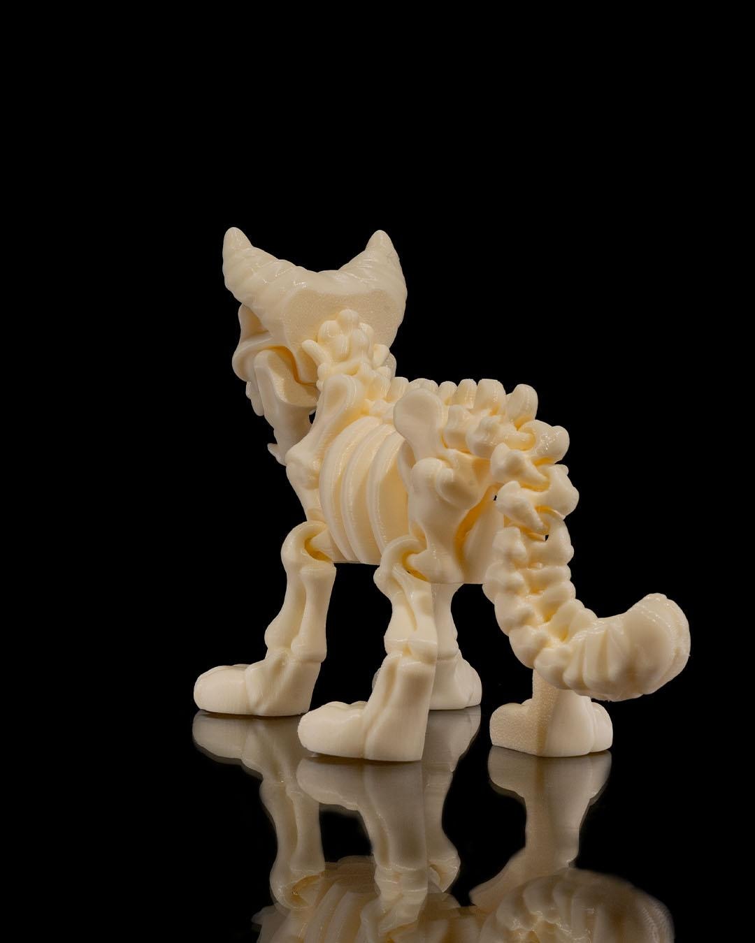 Skeleton Cat- Articulated Toy