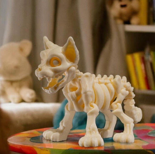 Skeleton Cat- Articulated Toy