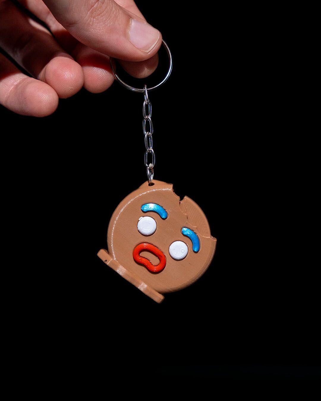 Gingerbread bite - Keychain