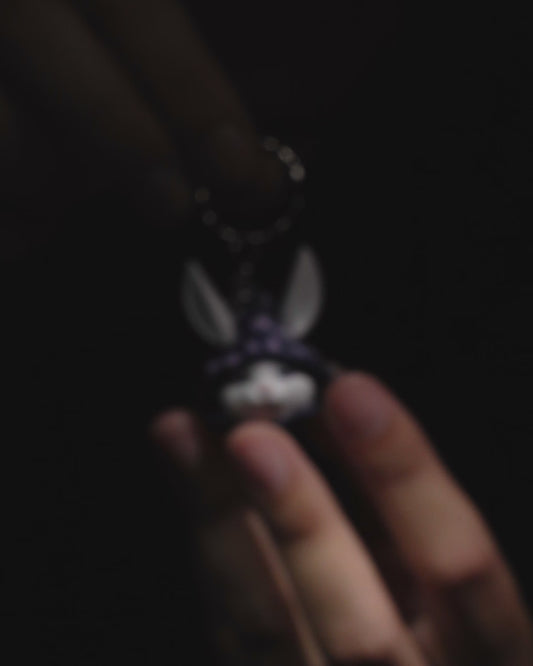 Wizard Bunny Head Keychain